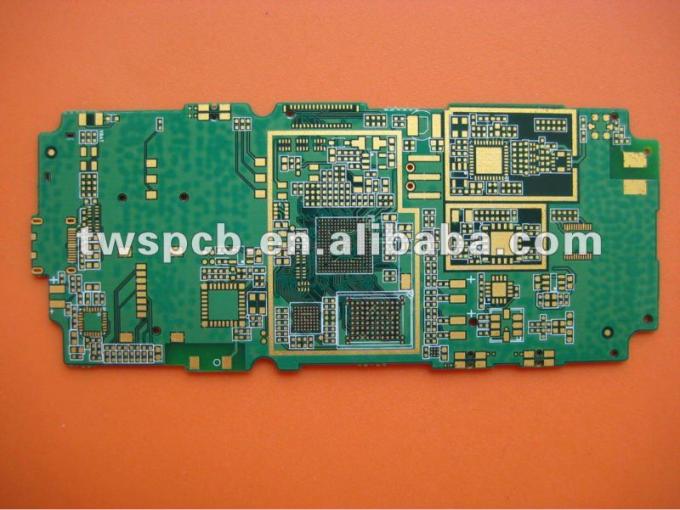 0.9 mm Kalınlık FR4 10 Katman Prototip PCB Board for Cell Phone